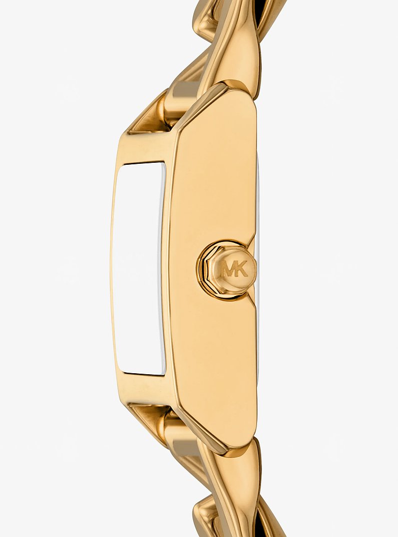 Set de regalo de reloj Georgie tama&ntilde;o micro en tono dorado y joyer&iacute;a in DORADO | Michael Kors