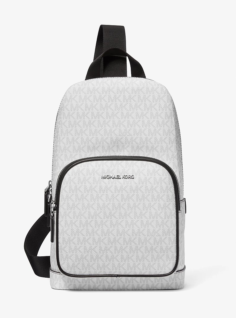 Cooper Logo Sling Pack in BRIGHT WHT | Michael Kors