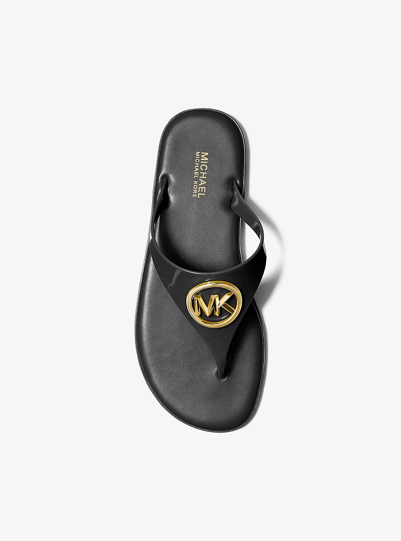 Carmen PVC Jelly Sandal in BLACK | Michael Kors