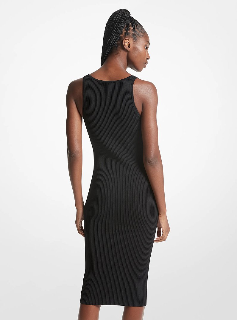 zip dress black Lizzy Zip Up Corset Dress
