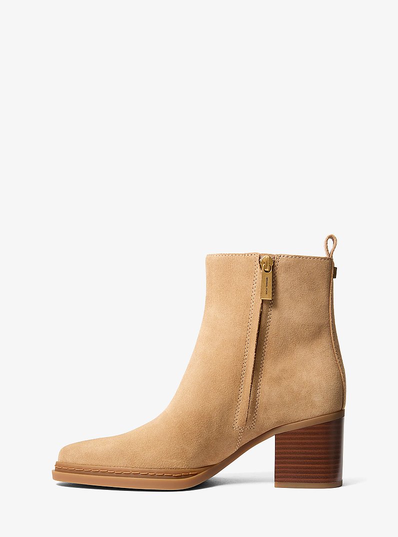 Lex Suede Boot in BURNT KHAKI | Michael Kors
