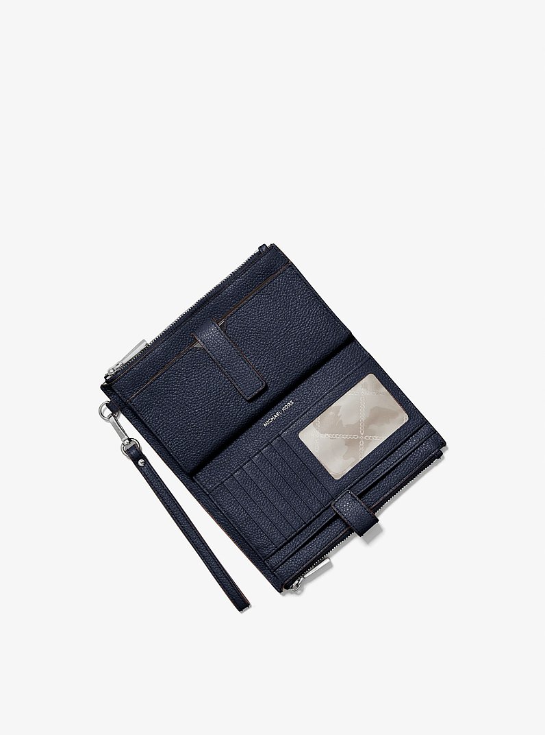 Adele Leather Smartphone Wallet in NAVY | Michael Kors