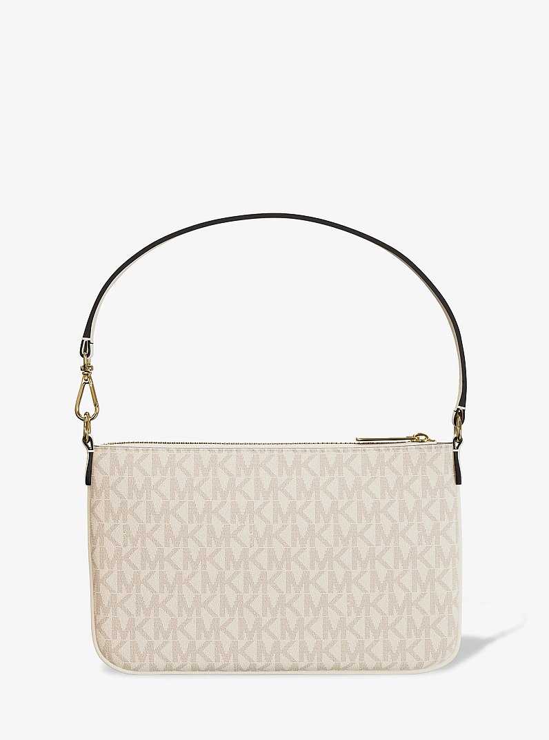 Petite pochette-bracelet convertible Jet Set &agrave; logo Signature in CR&Egrave;ME MULTI L&Eacute;GER | Michael Kors