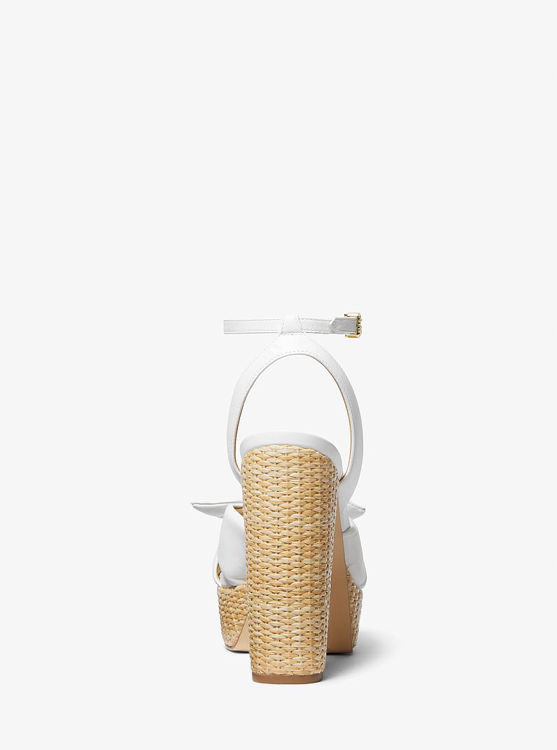 Sadie Leather Platform Sandal
