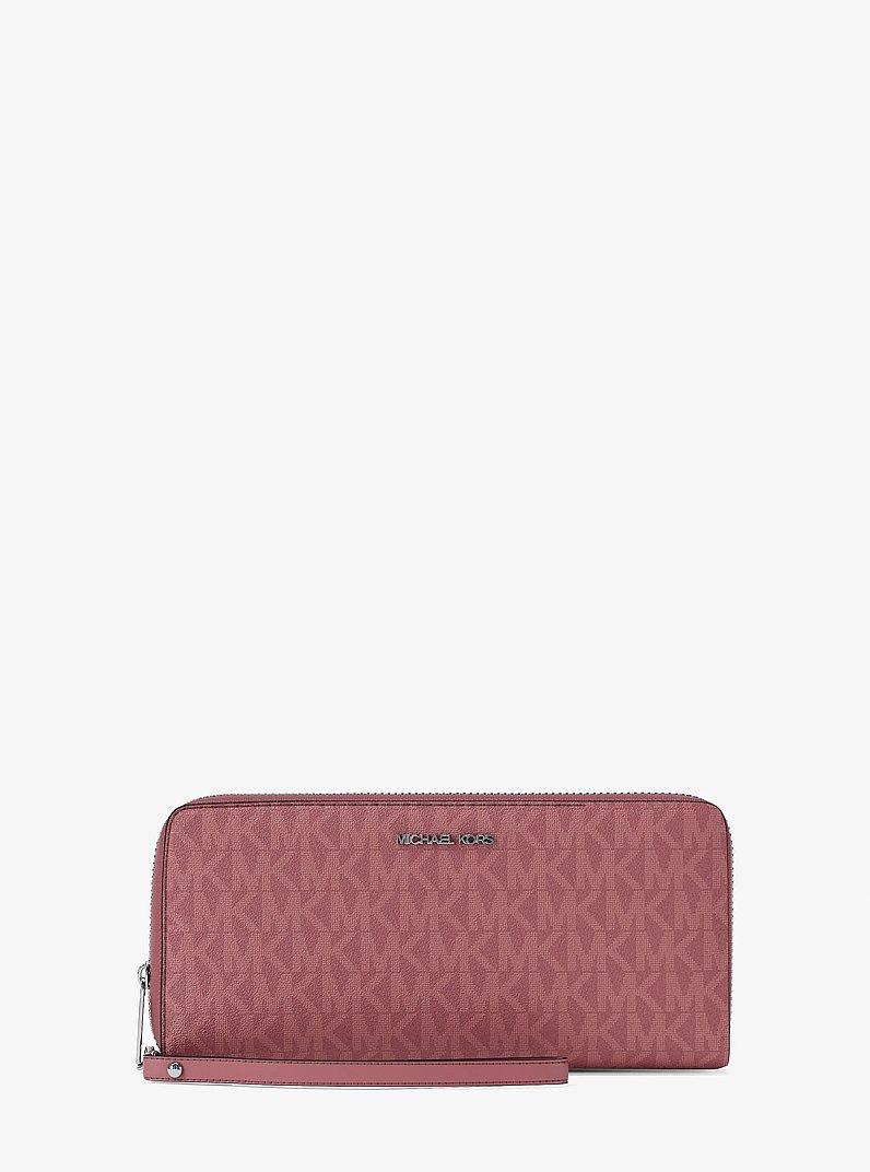Large Logo Continental Wallet in ROSEWOOD | Michael Kors
