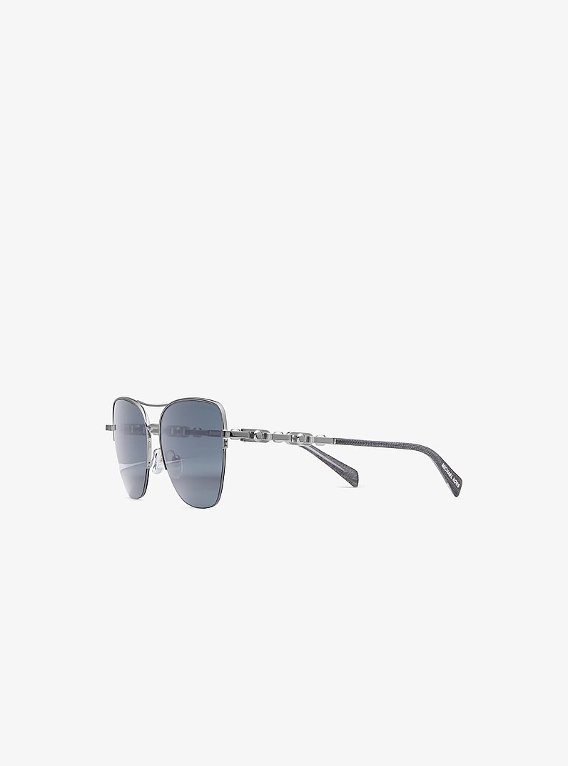 Dorado Beach Sunglasses in GUNMETAL | Michael Kors