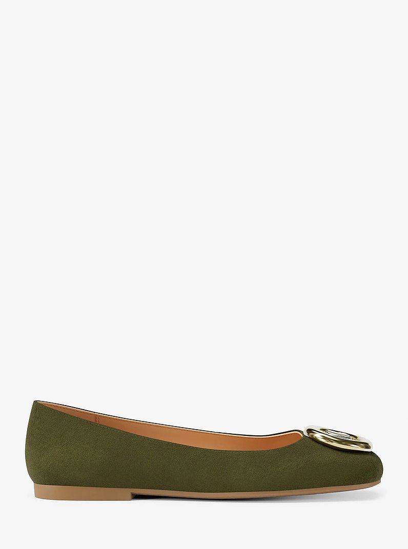 Milan Suede Ballet Flat in PISTACHIO | Michael Kors