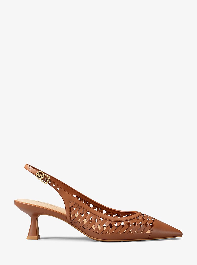 Escarpin Amali tiss&eacute; in LUGGAGE | Michael Kors