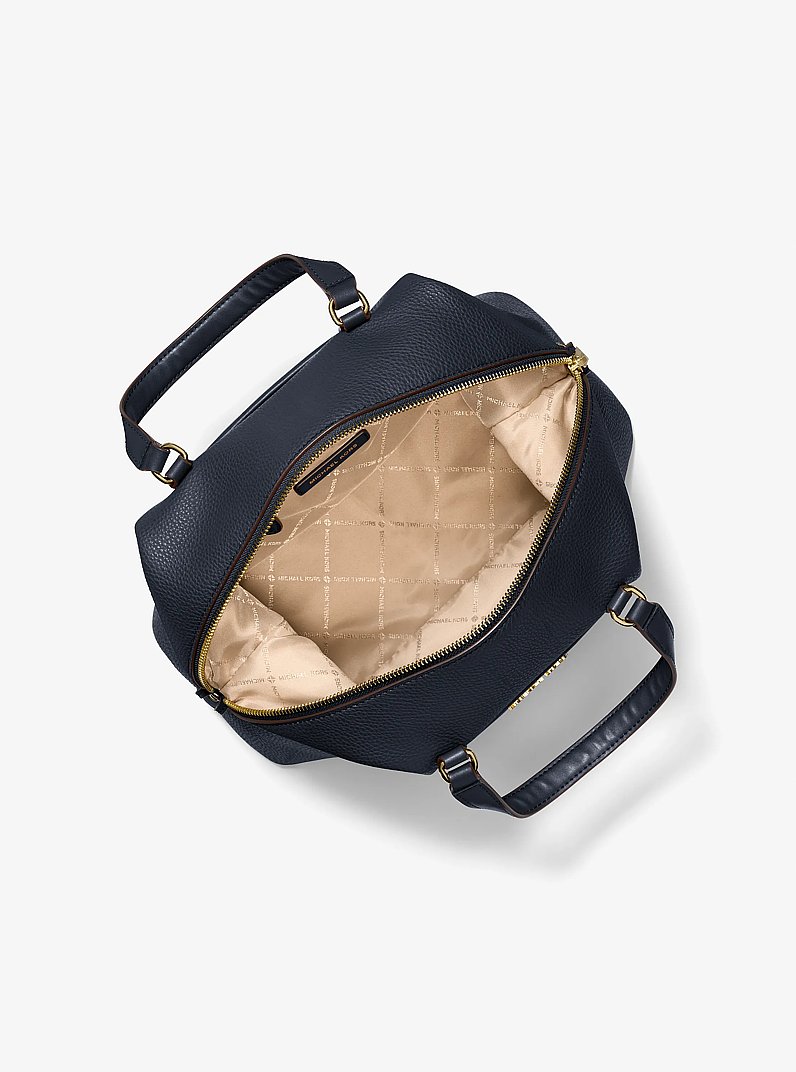 Borsa a mano Beck media in pelle in NAVY | Michael Kors