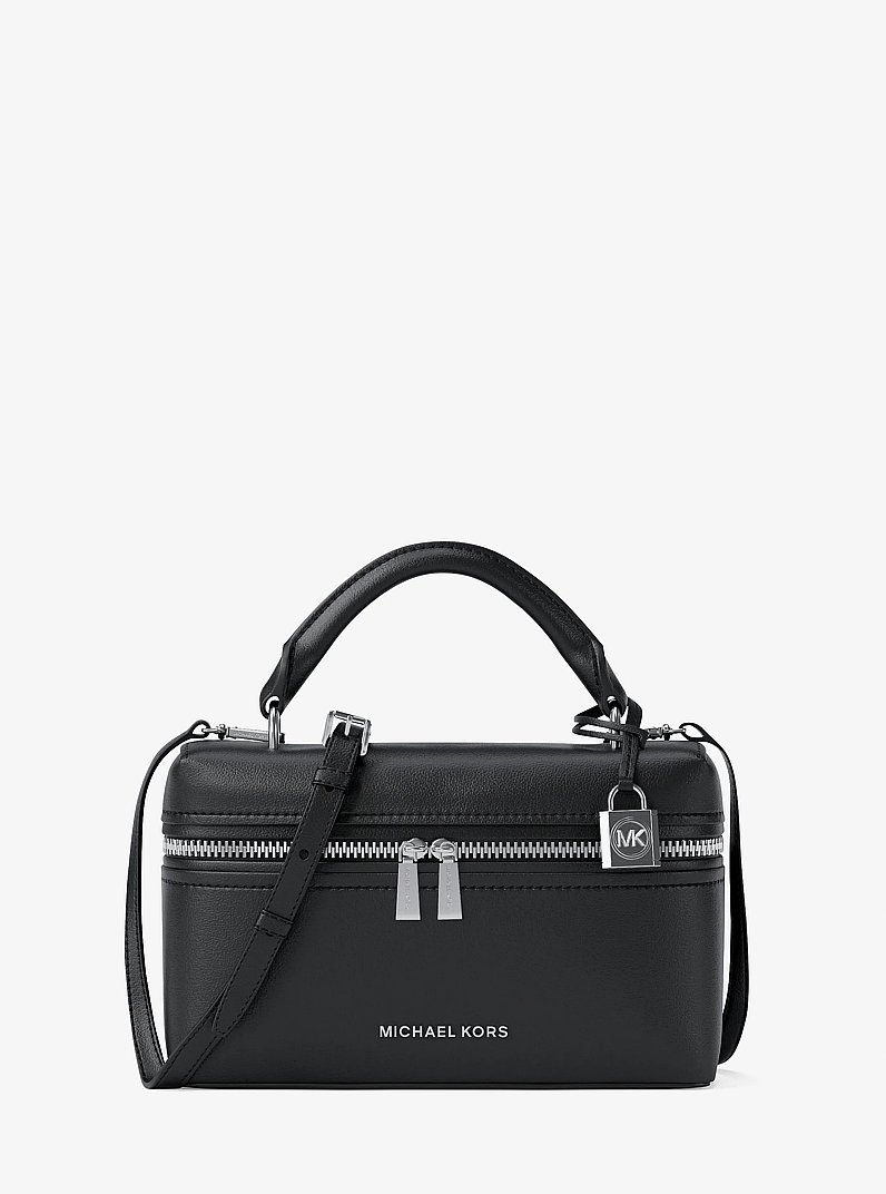 Bandolera Jana de piel extrapeque&ntilde;a in NEGRO | Michael Kors