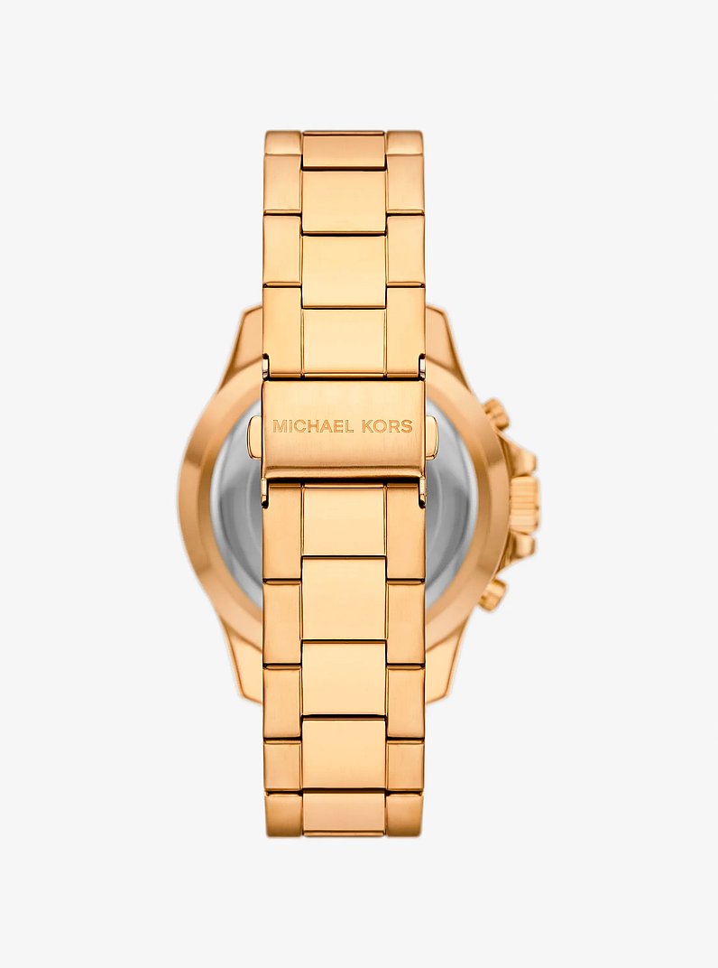 Oversized Everest Gold-Tone Watch in GOLD | Michael Kors
