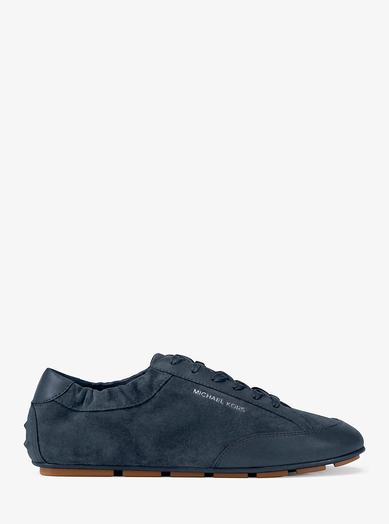 Susie Suede and Leather Trainer in NAVY | Michael Kors