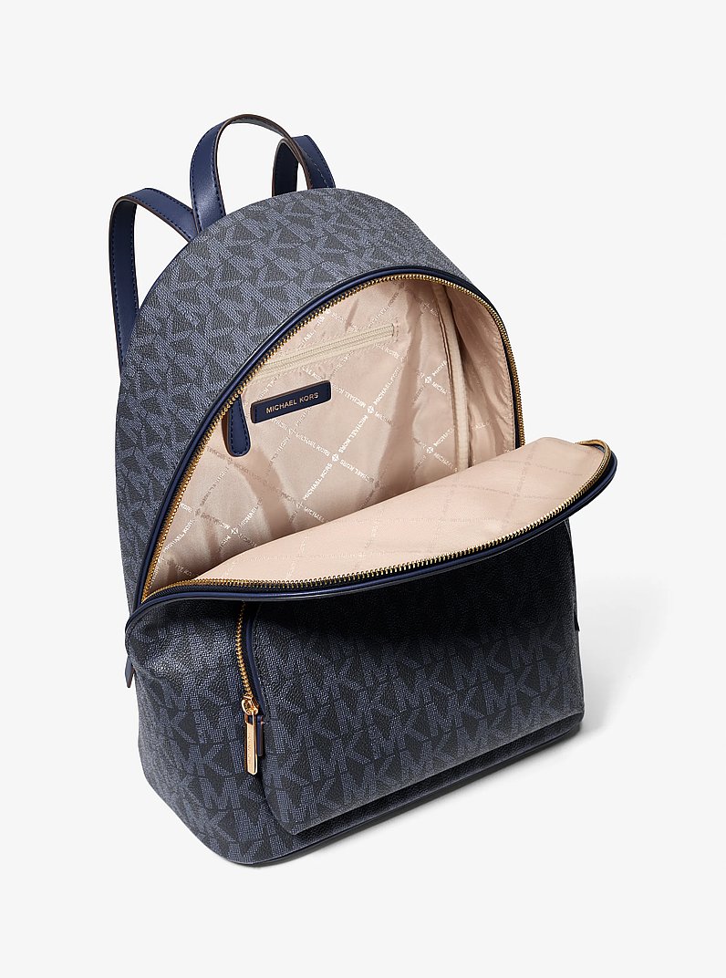 Rucksack Connie Medium mit Signature-Logomuster in ADMIRAL | Michael Kors