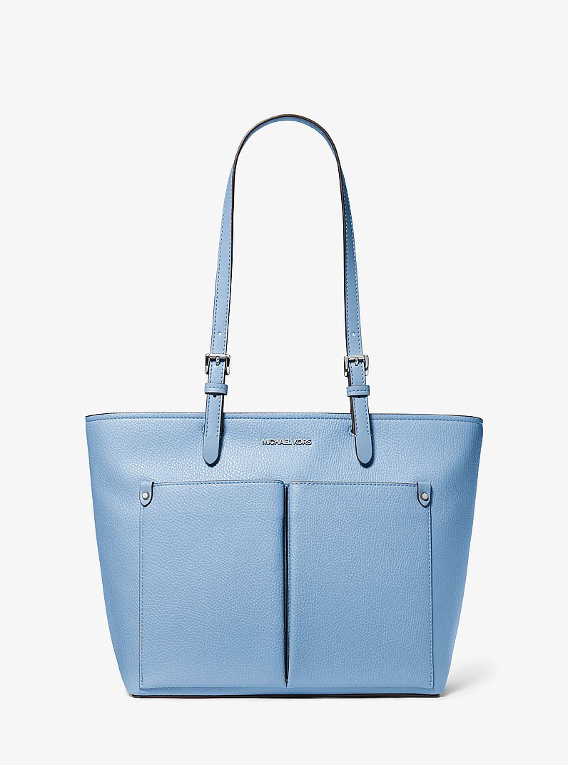 Bolso tote Jet Set mediano con bolsillo in CELESTE CLARO | Michael Kors