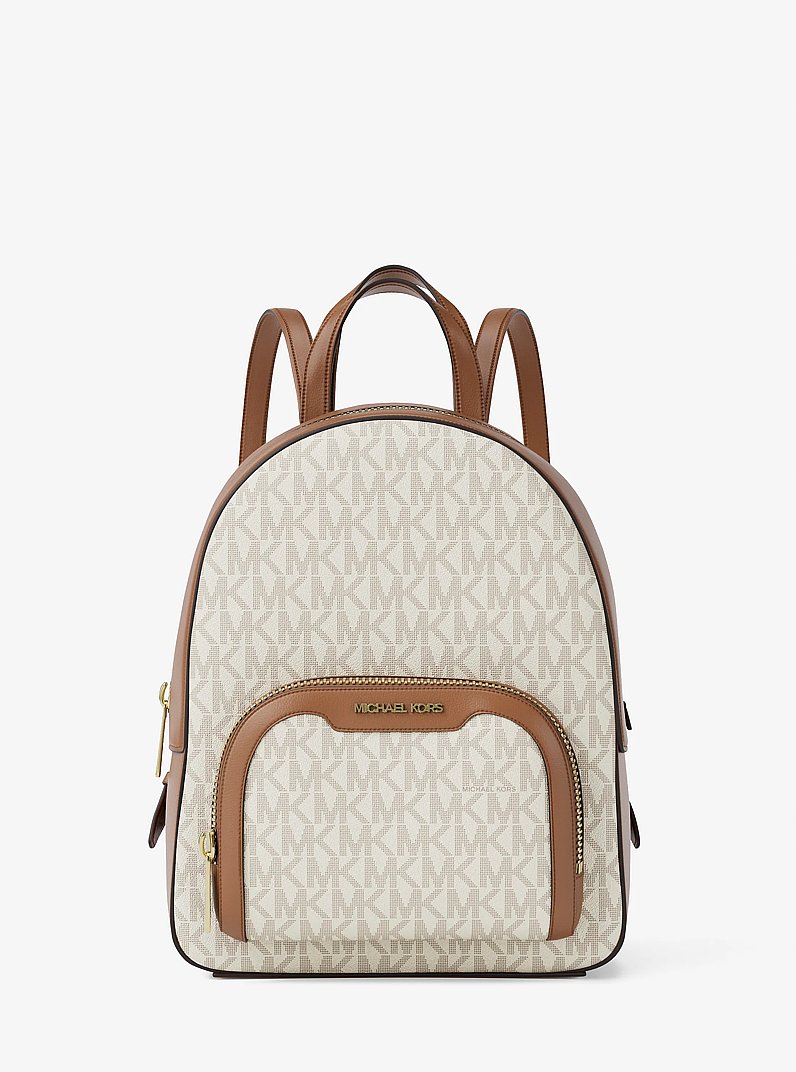 Jaycee Extra-Small Signature Logo Backpack in VANILLA | Michael