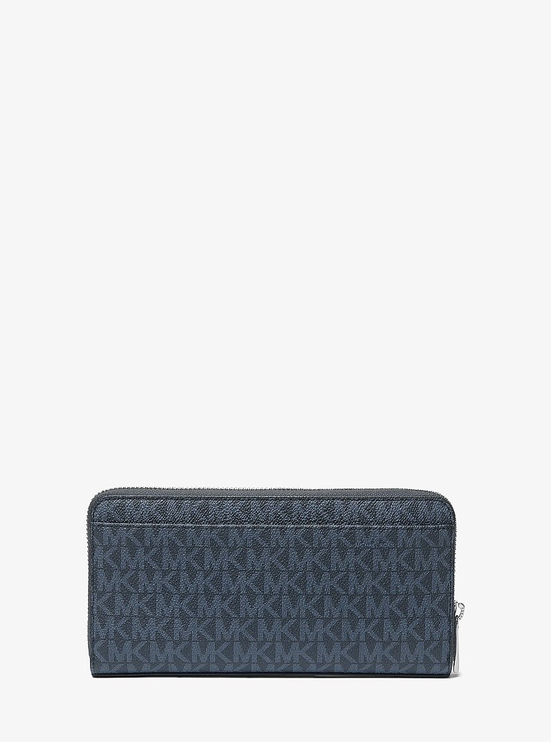 Portefeuille Cooper &agrave; fermeture &eacute;clair tout autour et &agrave; logo in AMIRAL/BLEU P&Acirc;LE | Michael Kors