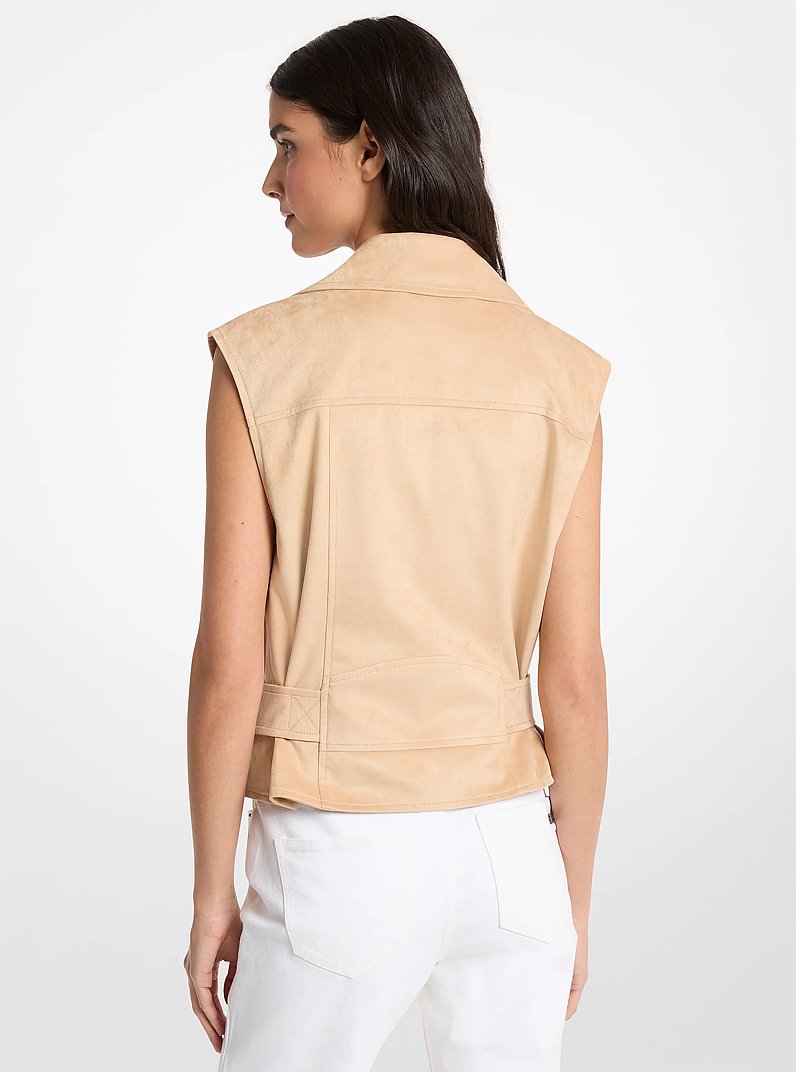 Moto Vest in BUFF | Michael Kors