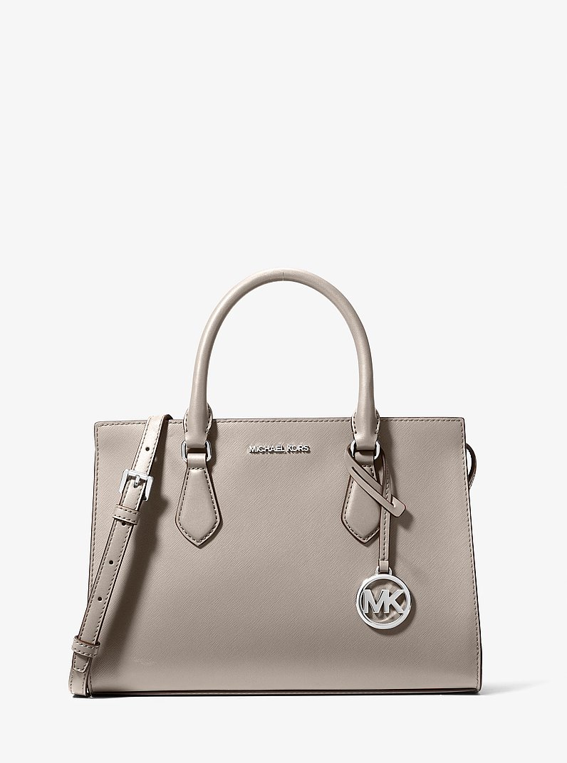Sheila Medium Satchel in PEARL GREY | Michael Kors