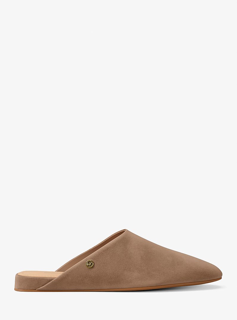 Cady Suede Mule in KHAKI | Michael Kors