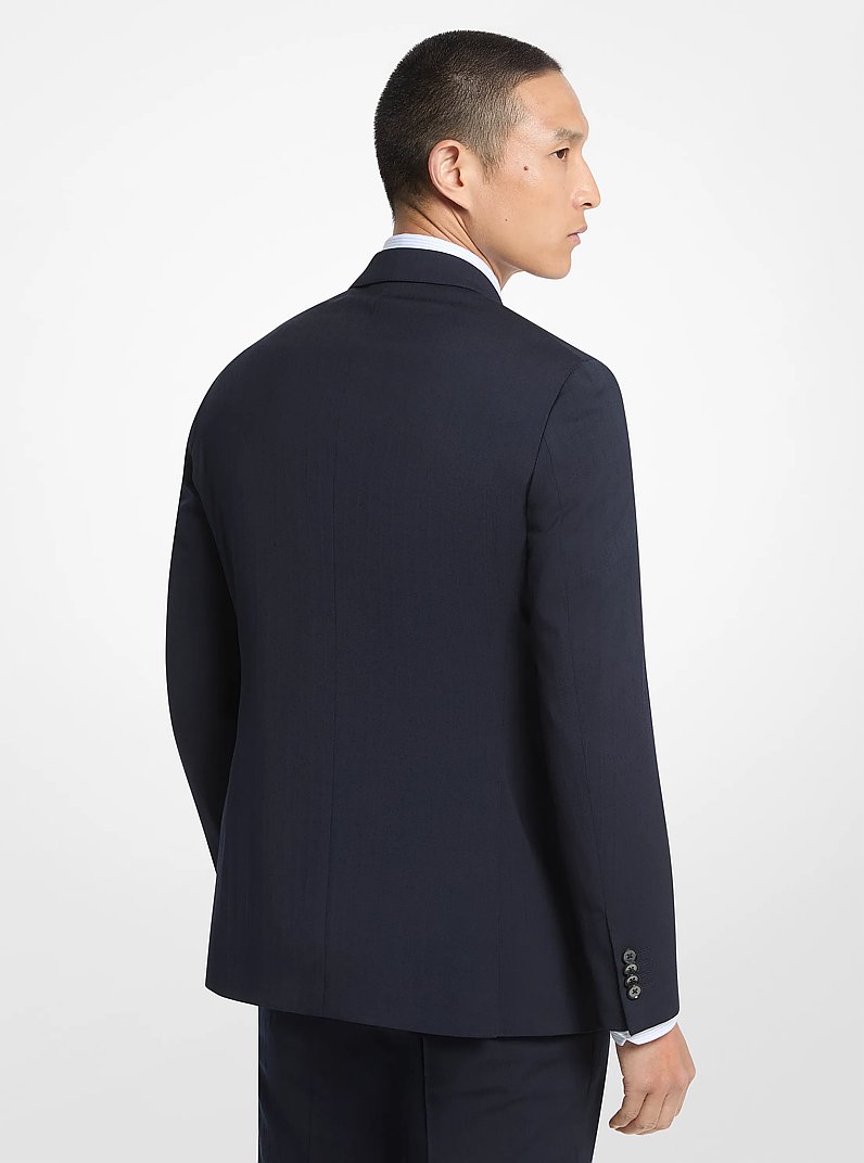 Blazer doppiopetto a righe in NAVY | Michael Kors