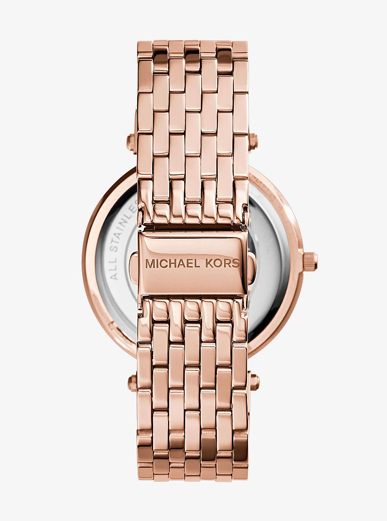 Darci Pav&eacute; Rose Gold-Tone Watch
