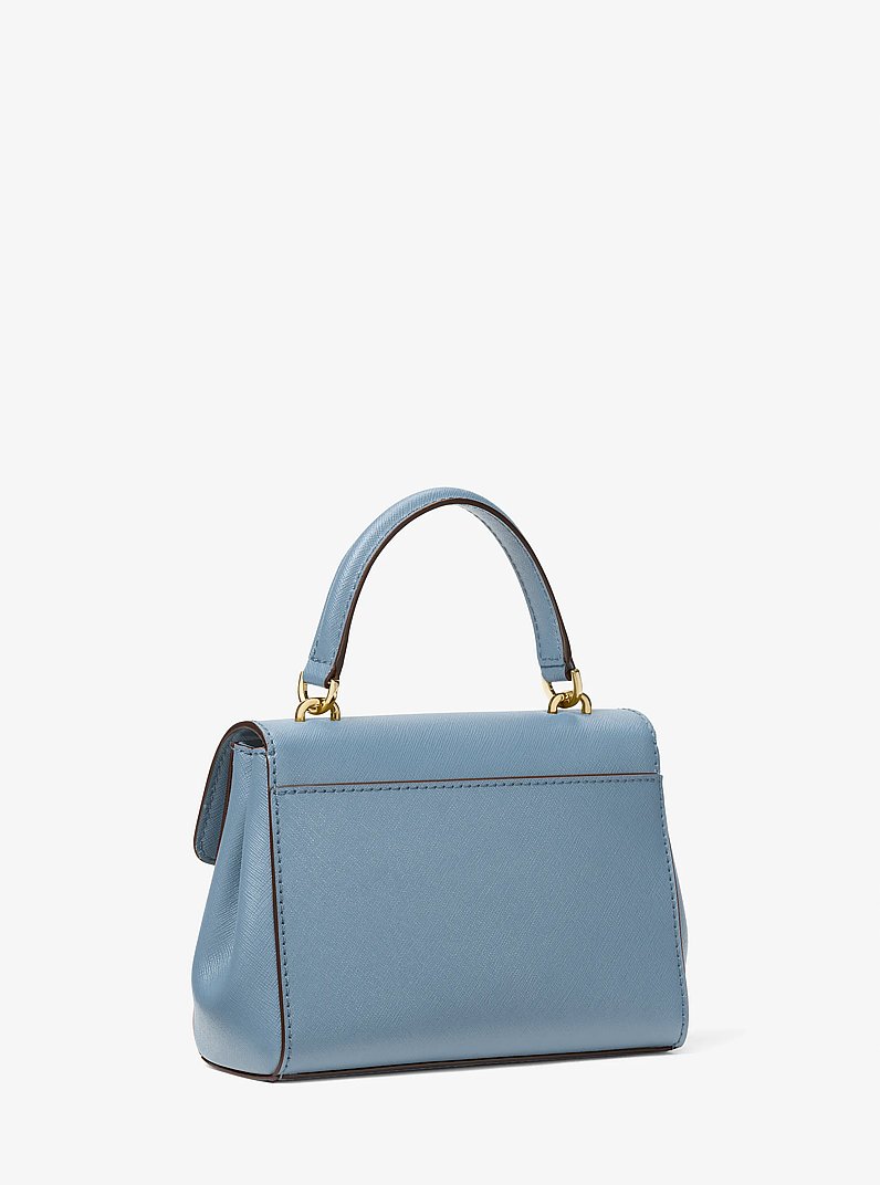 Ava Extra-Small Saffiano Leather Crossbody in CHAMBRAY | Michael Kors