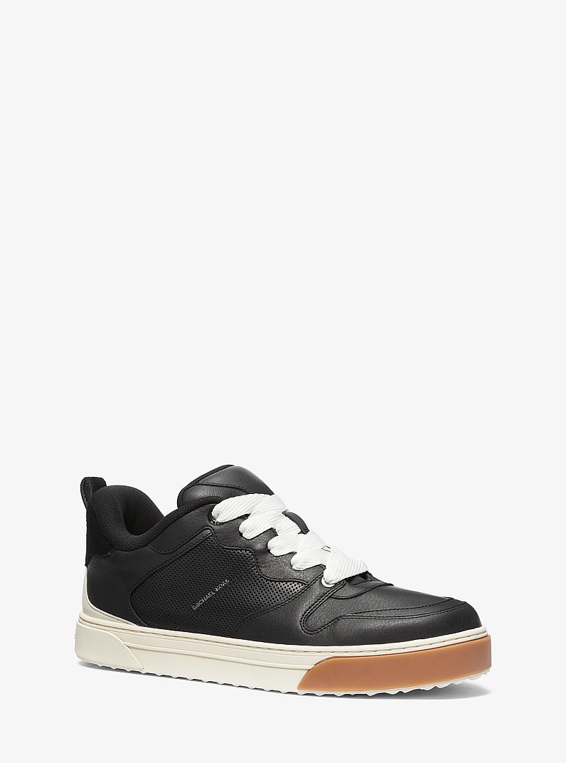 Barett Leather Sneaker in BLACK | Michael Kors