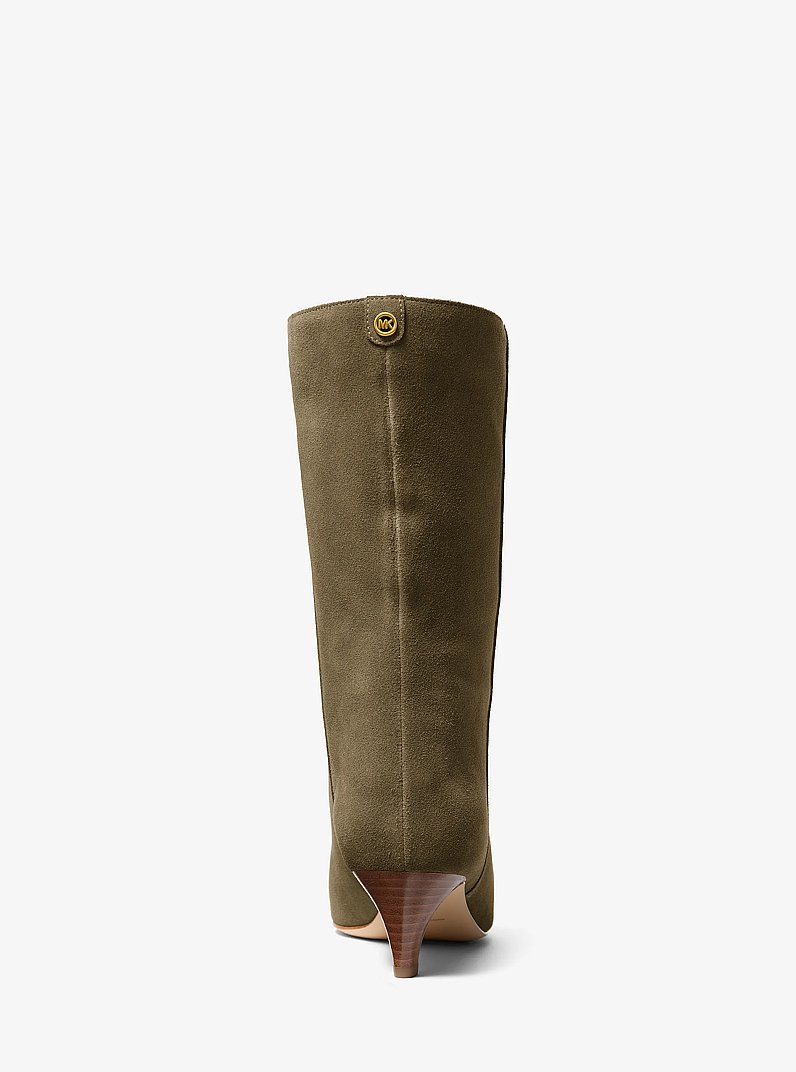 Daniela Suede Boot in LODEN | Michael Kors