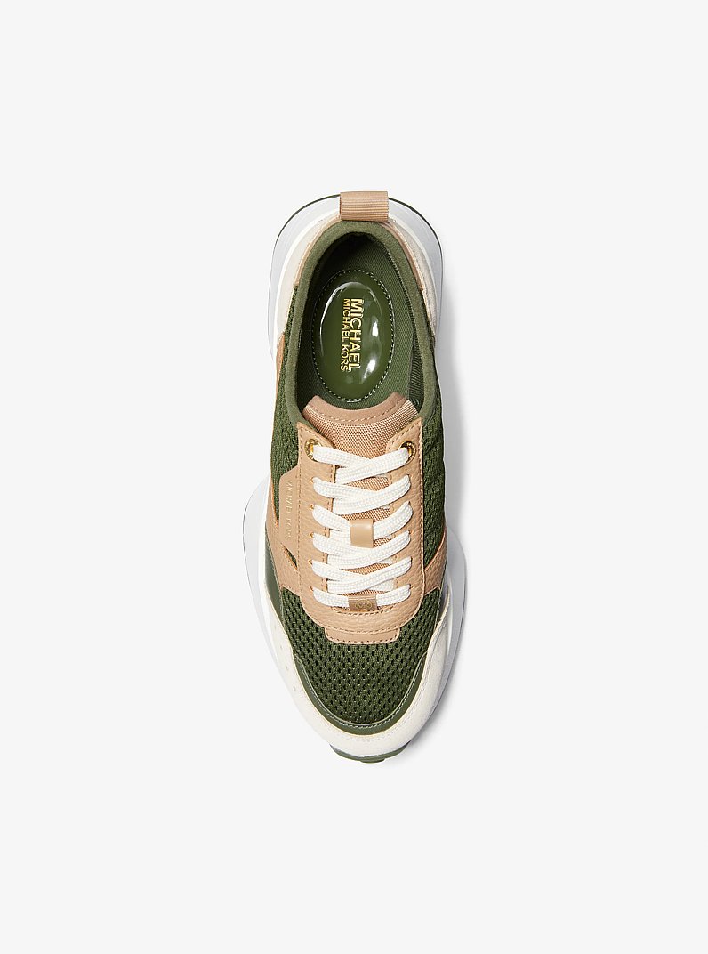 Zapatilla Flynn de malla y piel