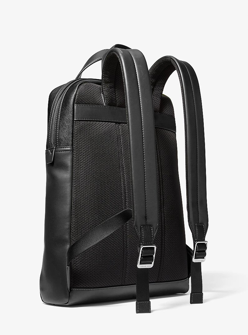 Cooper Leather Backpack in BLACK | Michael Kors