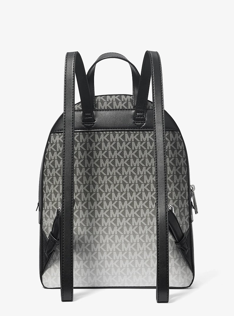 Mochila Jaycee mediana ombr&eacute; con logotipo exclusivo in NEGRO | Michael Kors