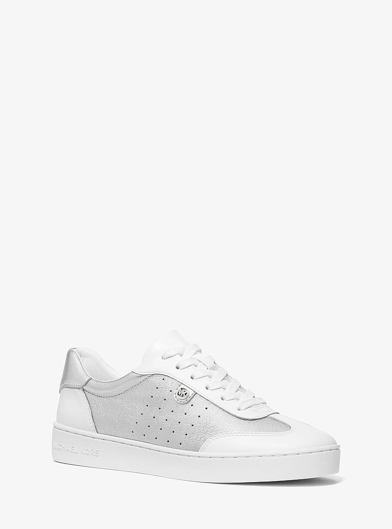 Sneaker Scotty in pelle metallizzata