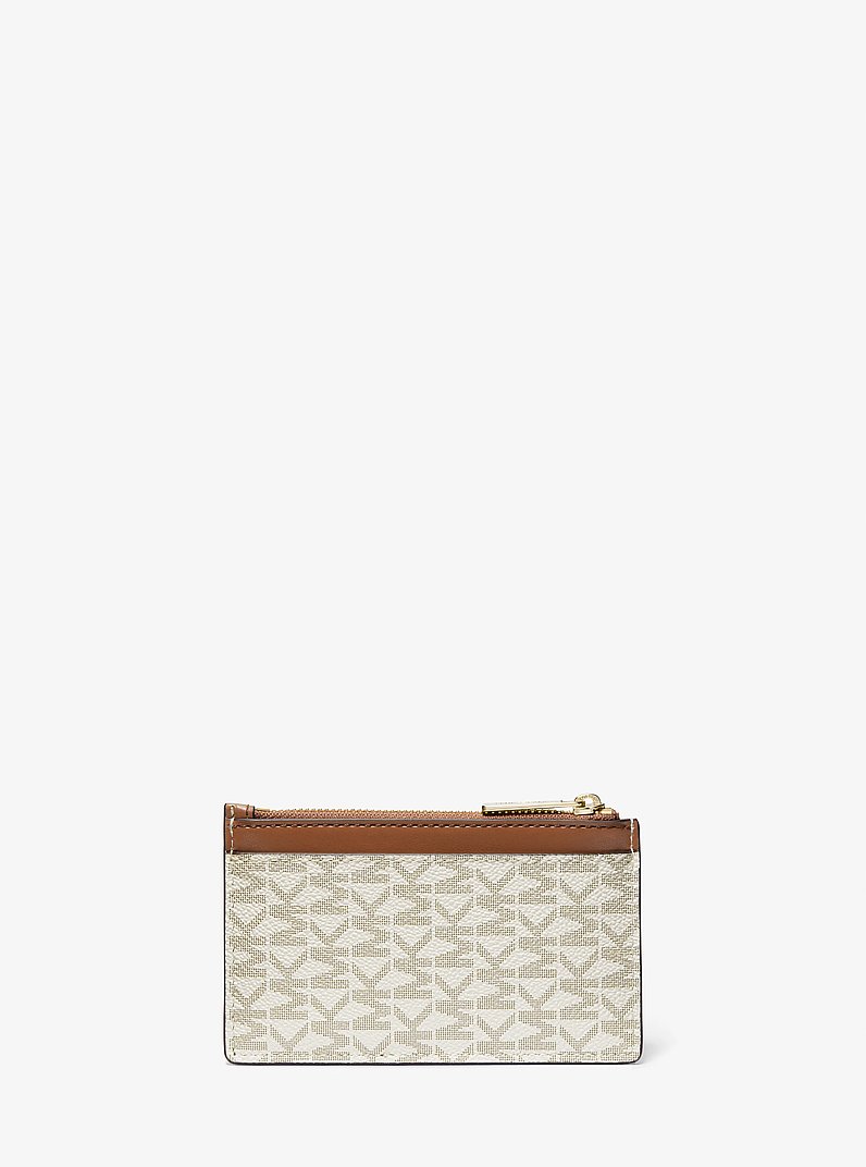 Medium Logo Card Case in VANILLA | Michael Kors