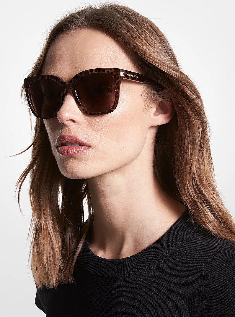 San Marino Sunglasses in LEOPARD | Michael Kors
