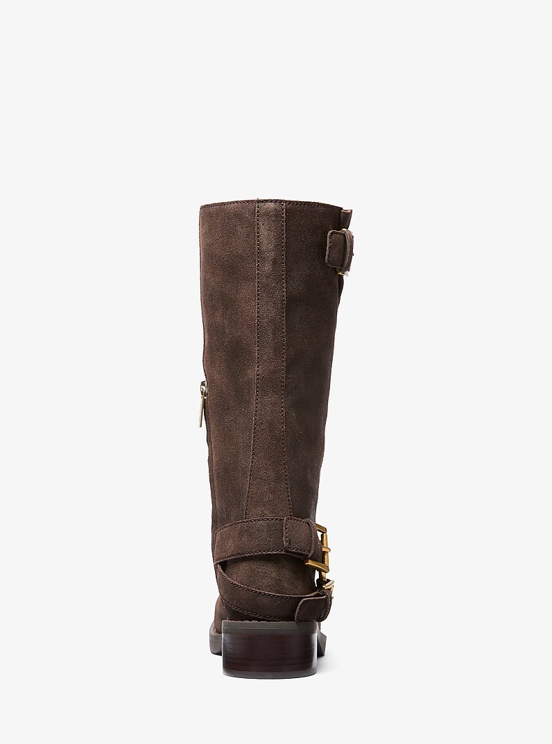 Botte de moto Crosby en daim