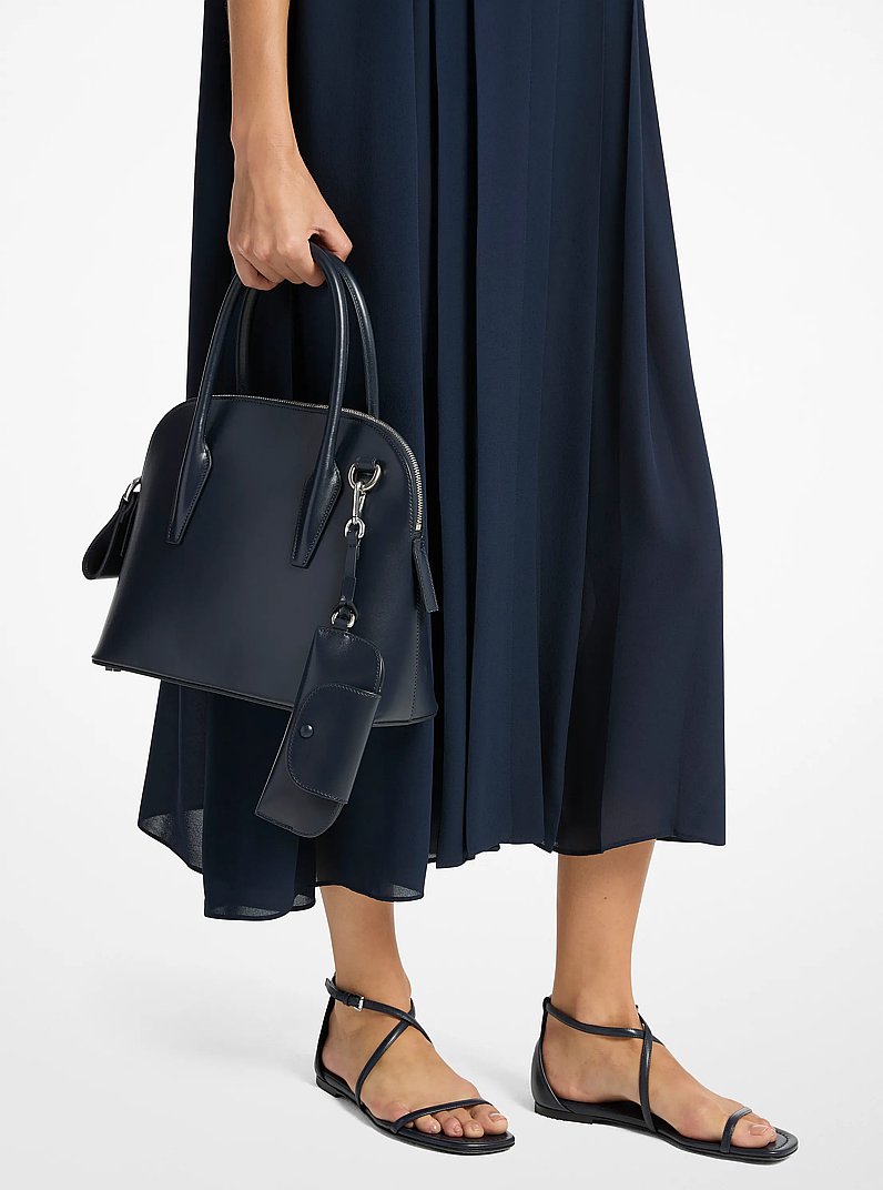 Polly Leather Sandal in MIDNIGHT | Michael Kors