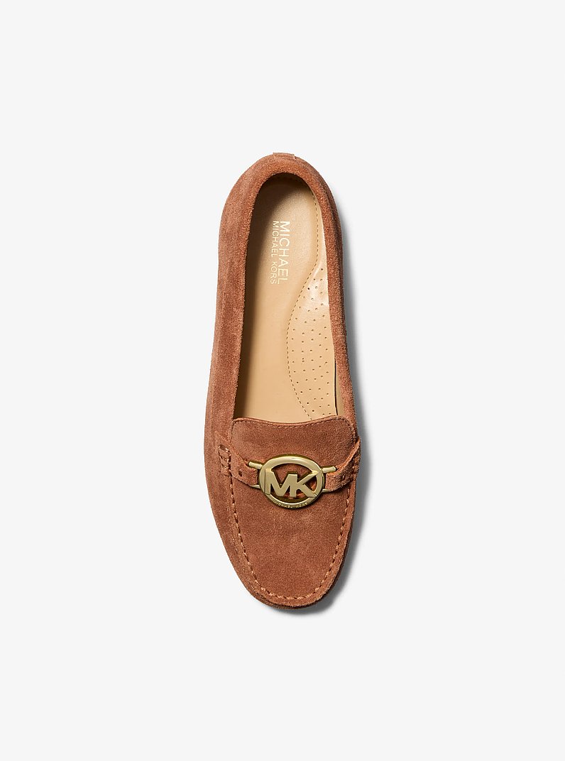 Mocas&iacute;n Fulton de ante in LUGGAGE | Michael Kors