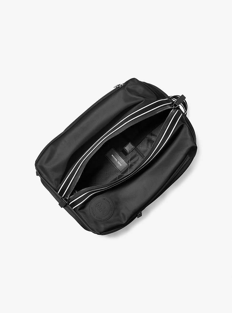 Lautner Nylon Duffle Backpack in BLACK | Michael Kors