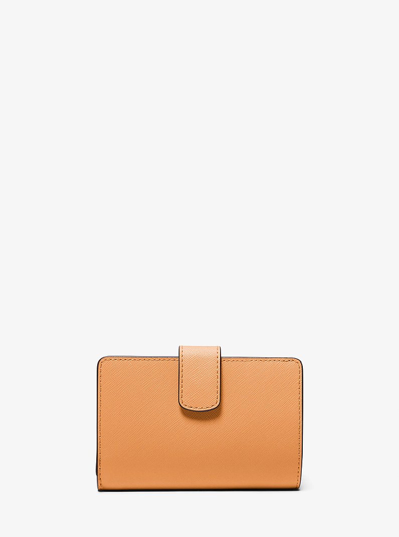 Cartera mediana de piel de grano cruzado in SIDRA | Michael Kors