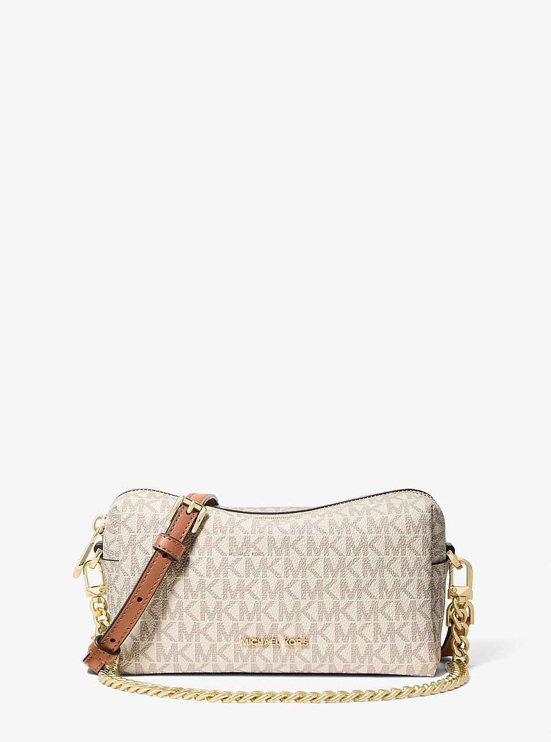 Crossbodytas Bryant met kenmerkend logo, klein in VANILLE/EIKELBRUIN | Michael Kors