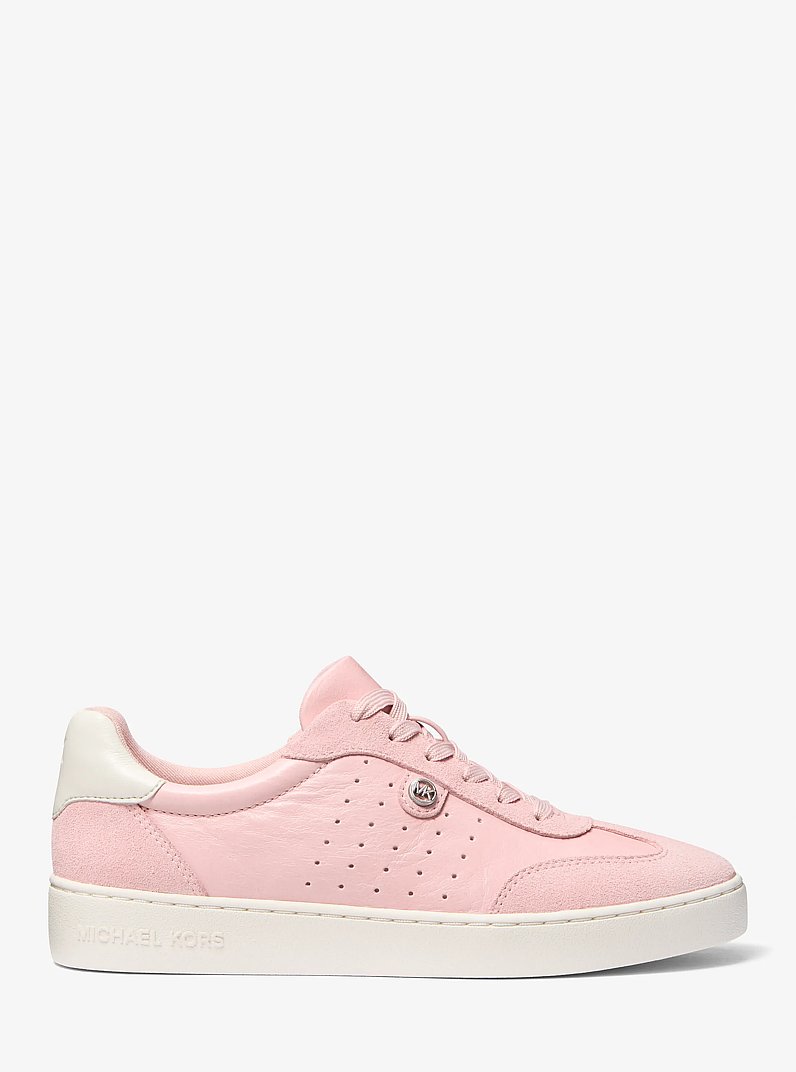 Scotty Leather Sneaker in SMOKEY ROSE | Michael Kors