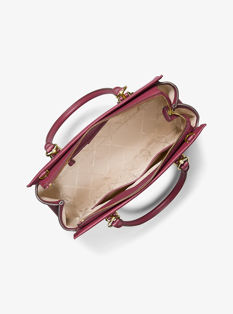 Marilyn Large Saffiano Leather Satchel