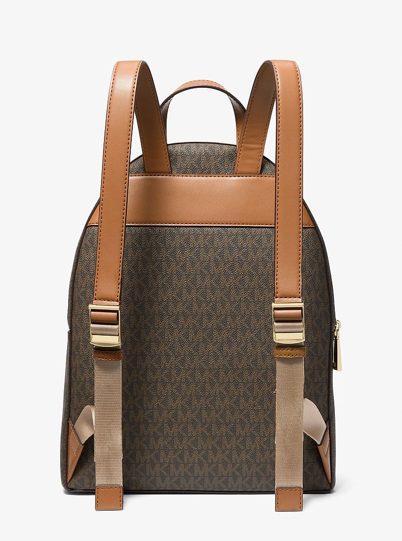 Sally Medium 2-In-1 Logo Backpack in BRN/ACORN | Michael Kors