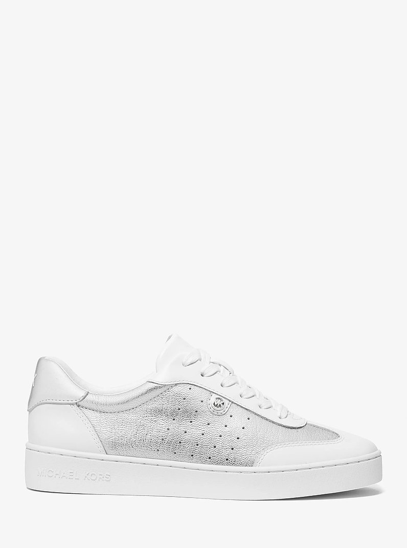 Sneaker Scotty in pelle metallizzata