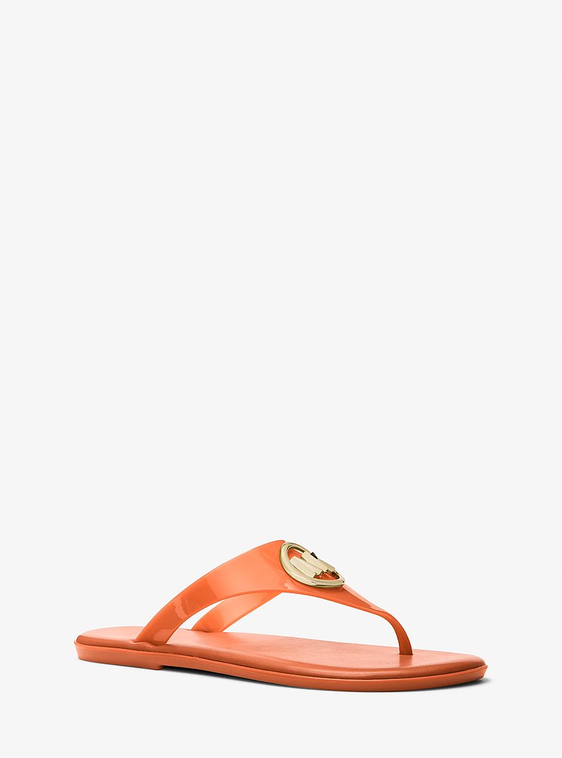 Carmen PVC Jelly Sandal in POPPY | Michael Kors