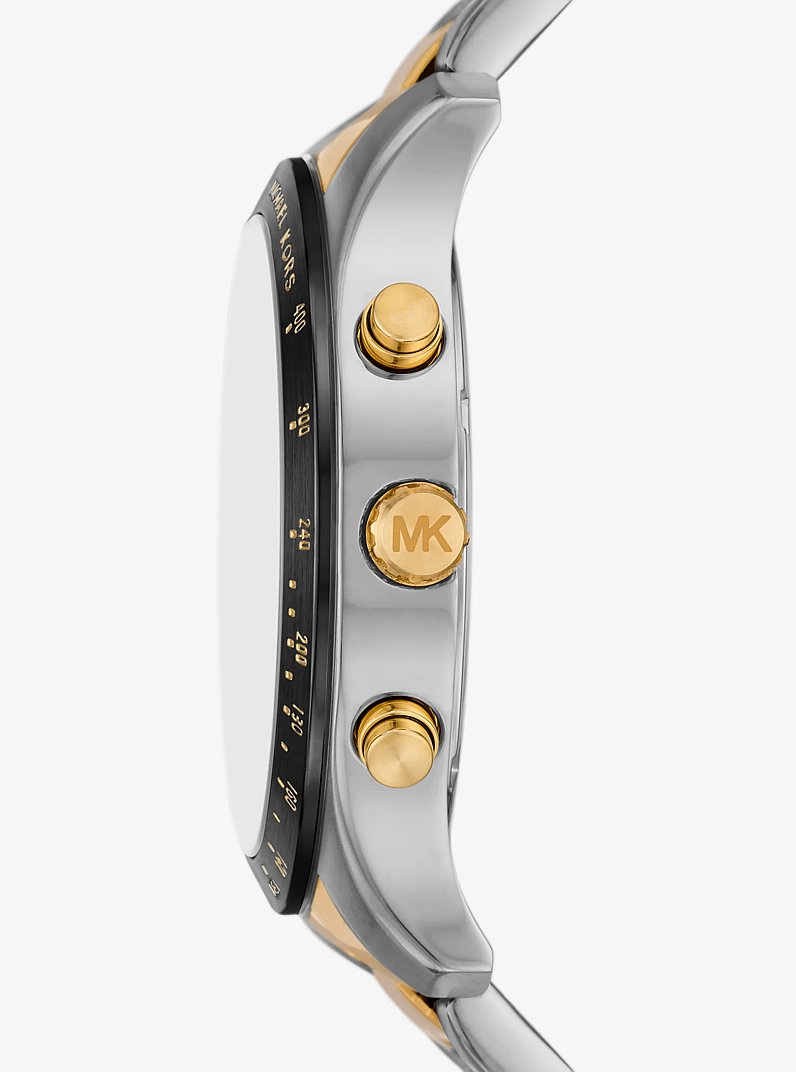 Oversized Berkley Two-Tone Watch in TWO TONE | Michael Kors