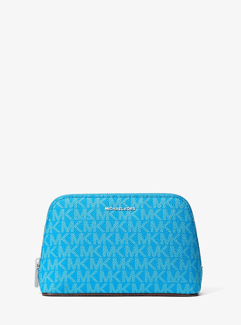 Petit kit de voyage Jet Set &agrave; logo Signature in BLEU MILOS | Michael Kors