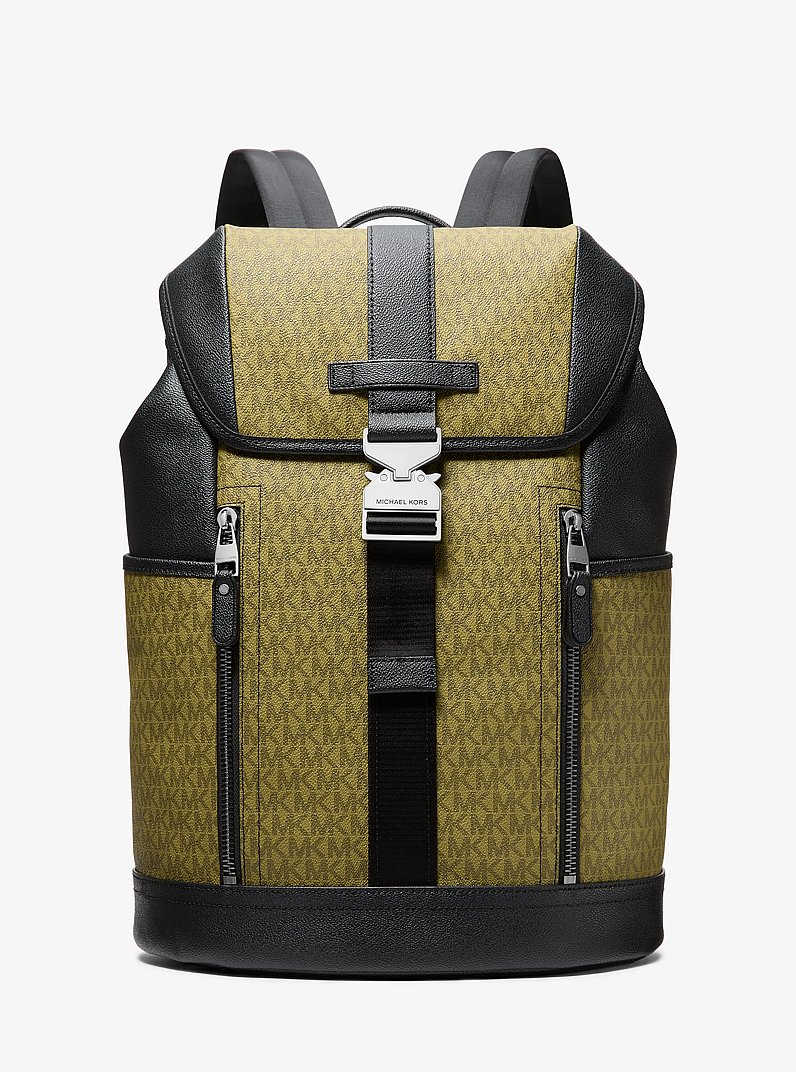 Mochila de aviador Hudson con logotipo in PISTACHO | Michael Kors