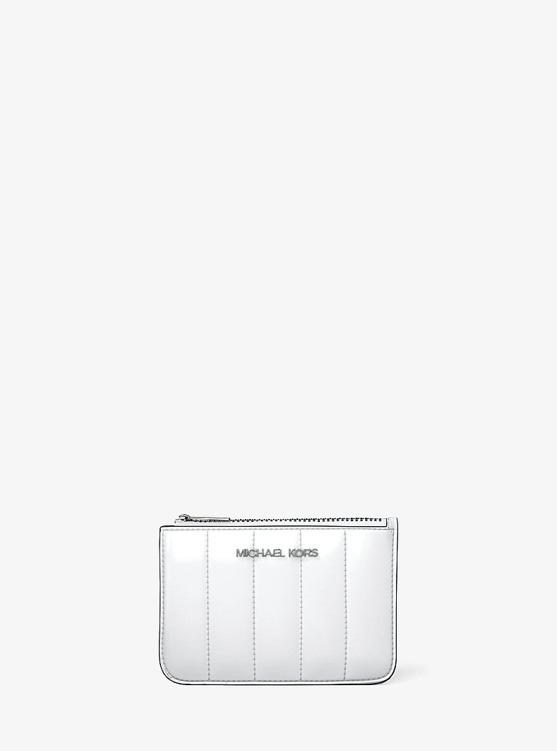 Jet Set Small Patent Coin Purse in OPTIC WHITE | Michael Kors