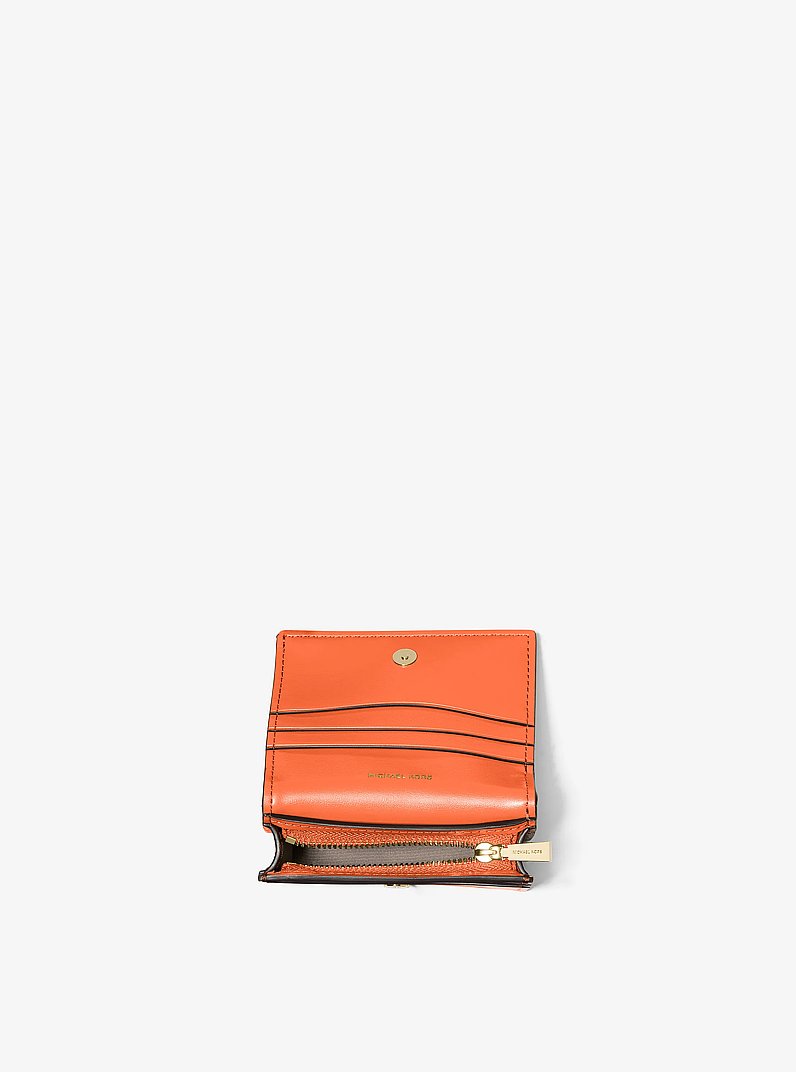 Hamilton Moderne Small Leather Wallet in MIMOSA | Michael Kors
